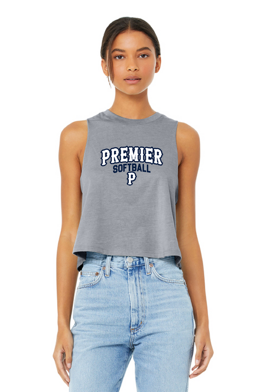 BELLA+CANVAS® Women's Racerback Cropped Tank – Pittsburgh Premier Softball