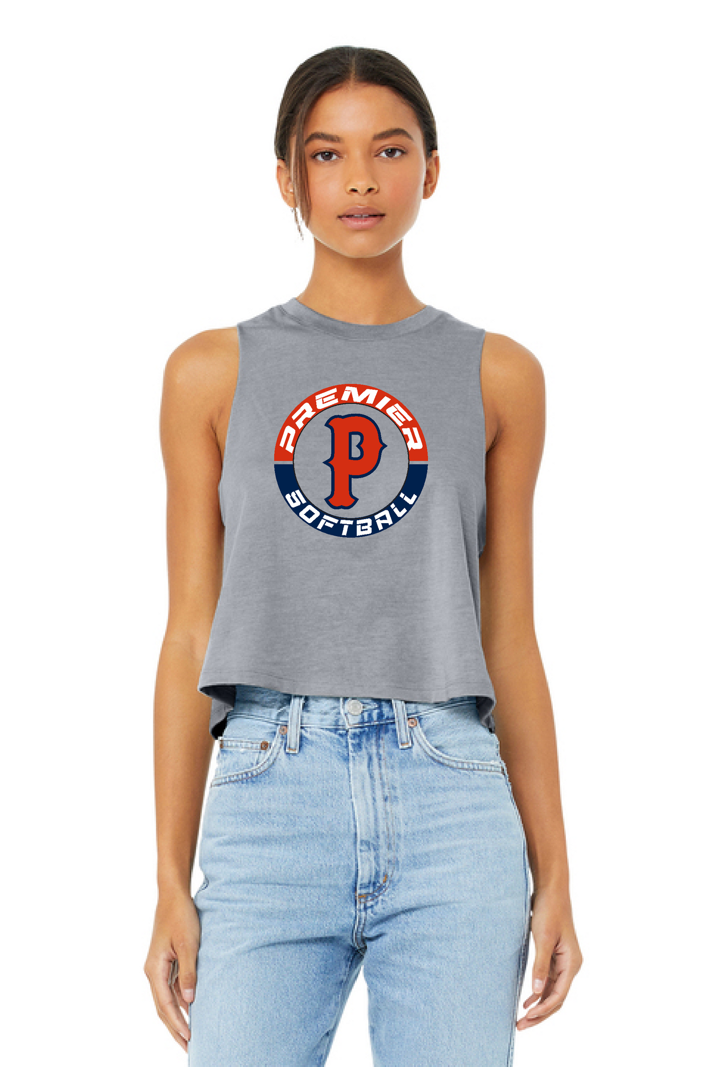 BELLA+CANVAS® Women's Racerback Cropped Tank – Pittsburgh Premier Softball