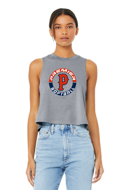BELLA+CANVAS® Women's Racerback Cropped Tank – Pittsburgh Premier Softball