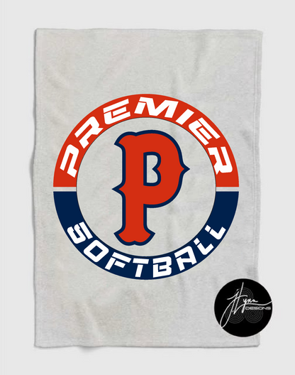 Pittsburgh Premier Softball Sweatshirt Blanket – 50”x60”