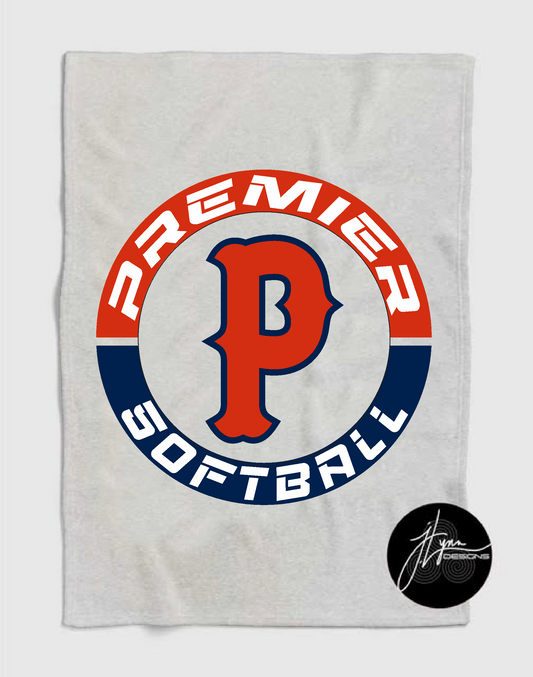 Pittsburgh Premier Softball Sweatshirt Blanket – 50”x60”