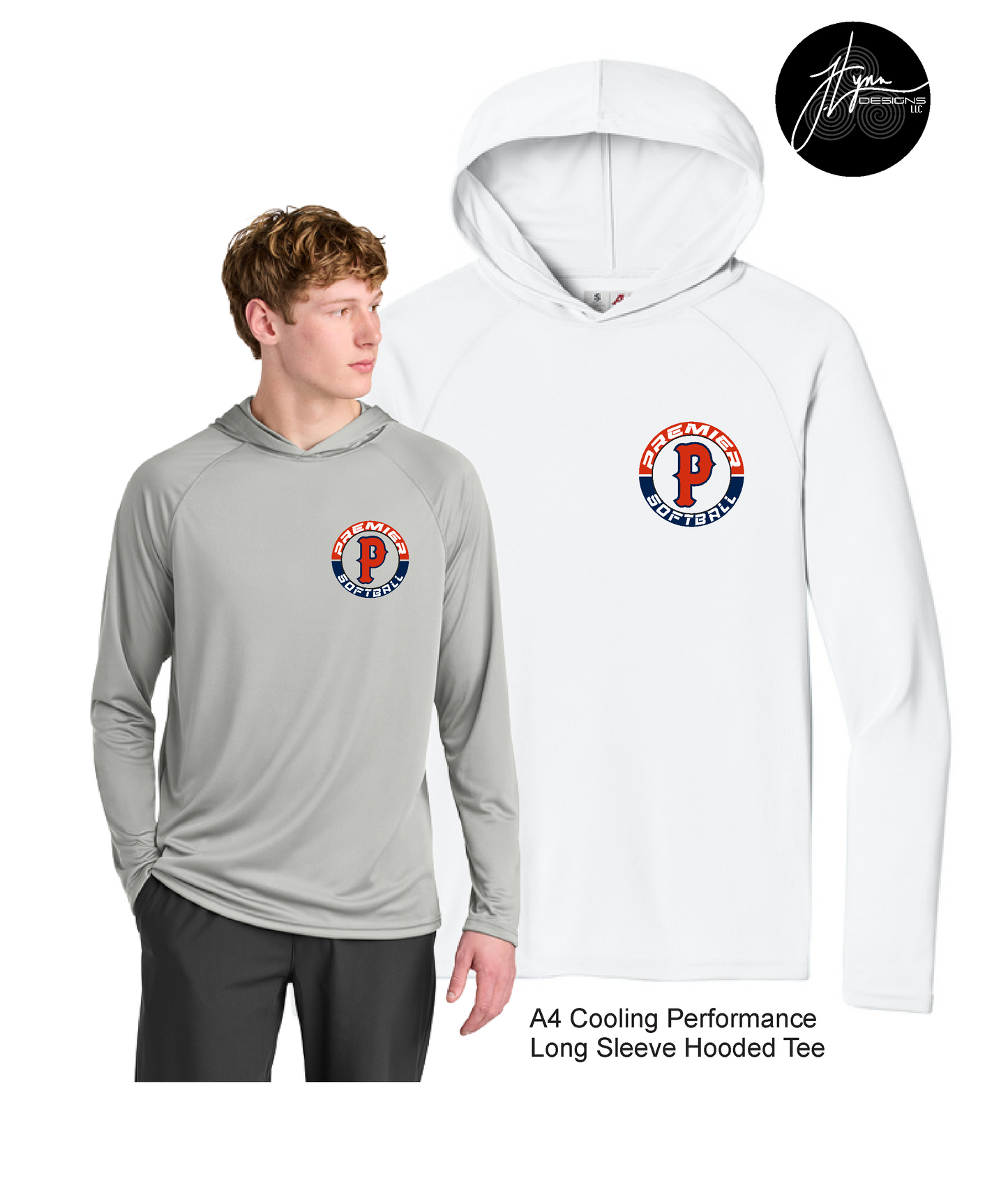 A4® Cooling Performance Long Sleeve Hooded Tee – Pittsburgh Premier Softball