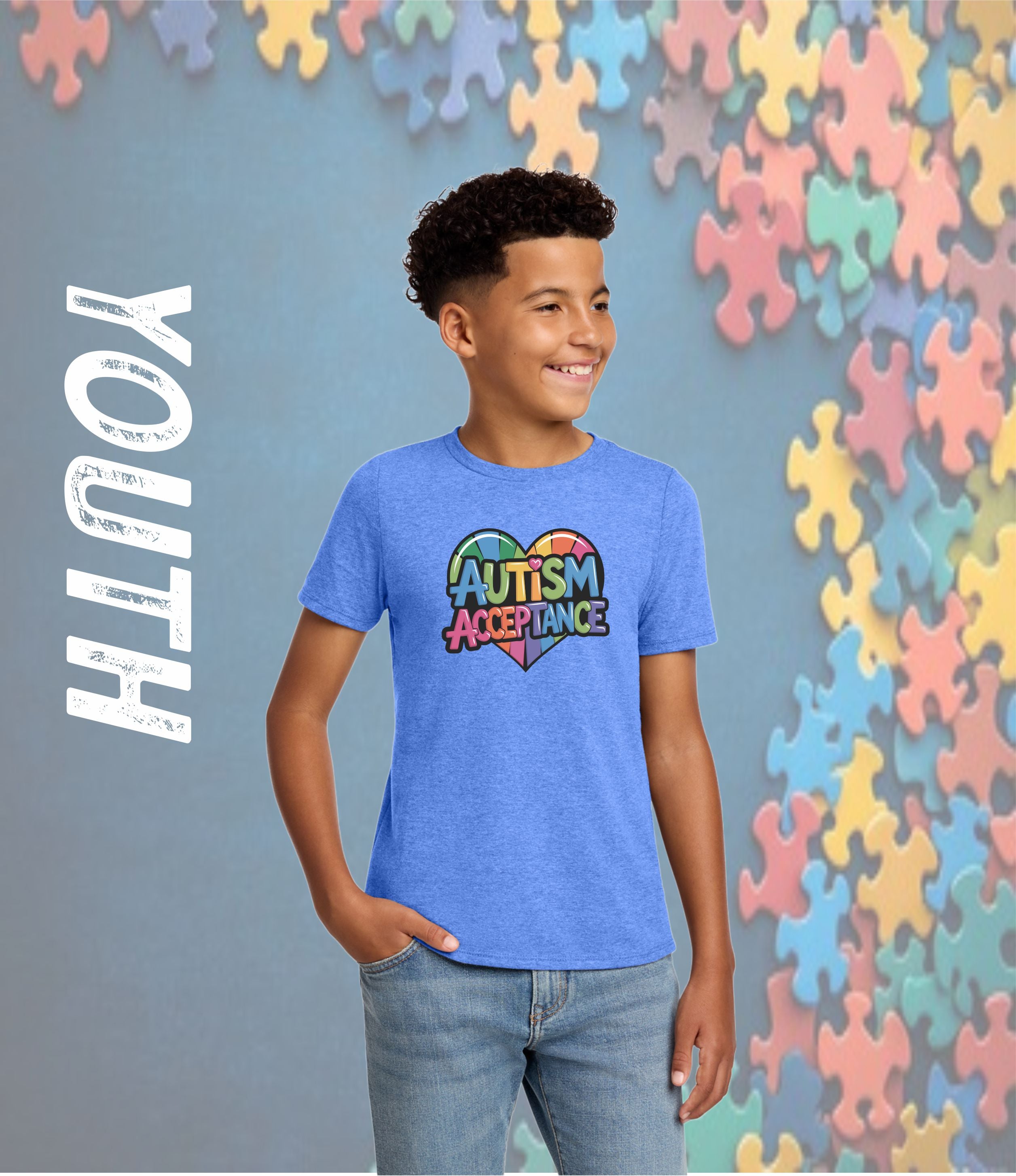 Autism Acceptance Shirt - Youth